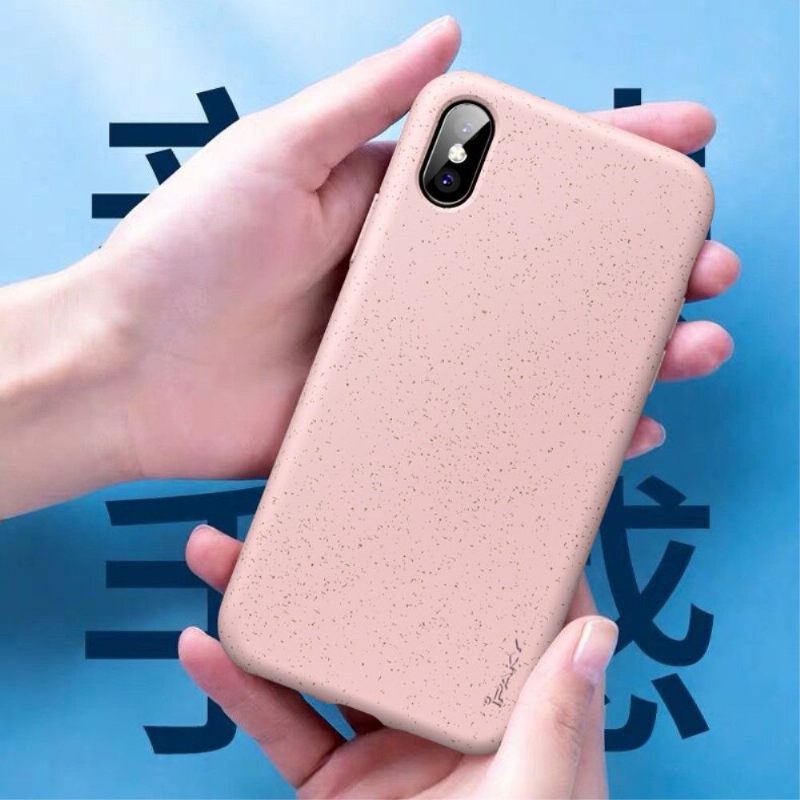 Hoesje voor iPhone XS Max Granen Met Mat Effect