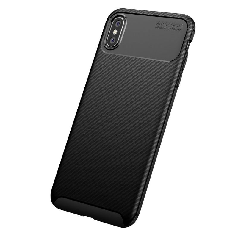 Hoesje voor iPhone XS Max Koolstofvezelstijl