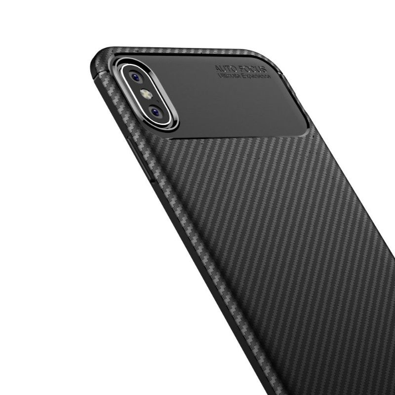 Hoesje voor iPhone XS Max Koolstofvezelstijl