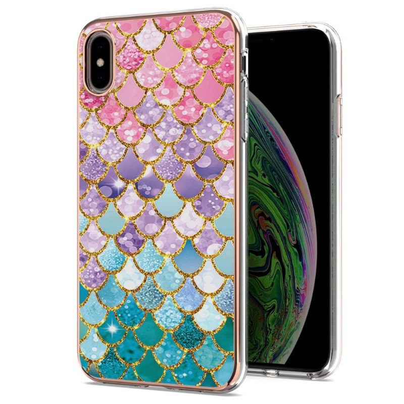 Hoesje voor iPhone XS Max Schalenpatroon