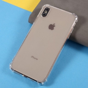 Hoesje voor iPhone XS Max Transparante Versterkte Hoeken