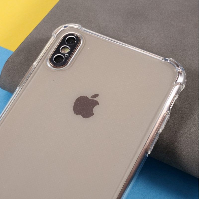Hoesje voor iPhone XS Max Transparante Versterkte Hoeken