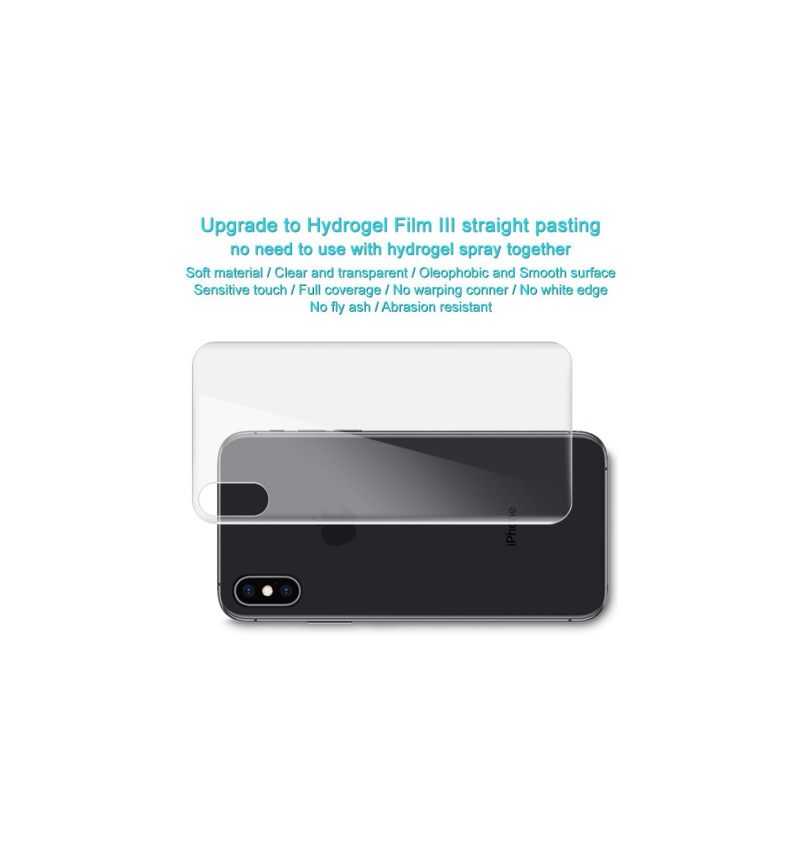 iPhone Xs Max Hydrogel Back Beschermende Film