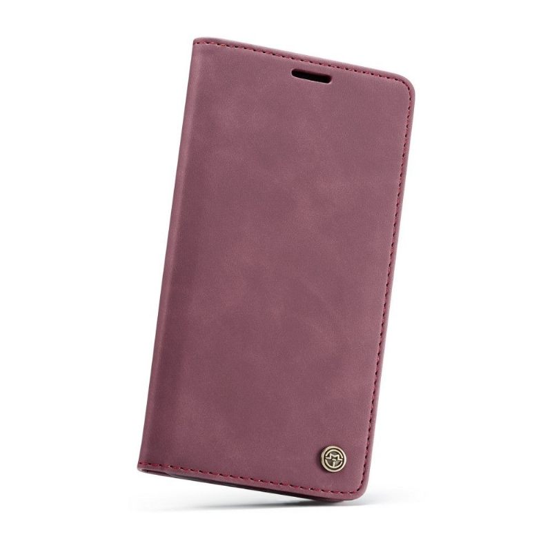 Leren Hoesje voor iPhone XS Max Golias Ledereffect - Rode Wijn