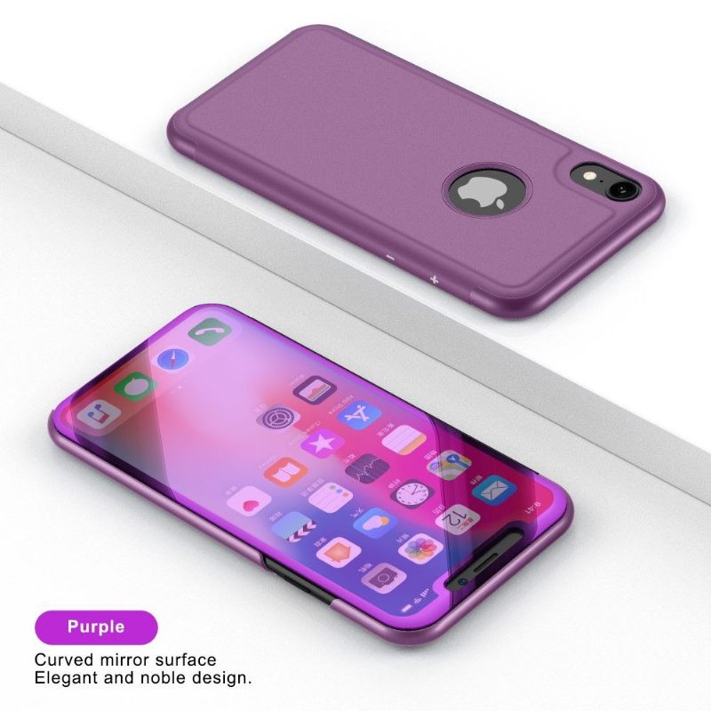 Telefoonhoesje voor iPhone XS Max Bescherming Folio-hoesje Spiegeleffect