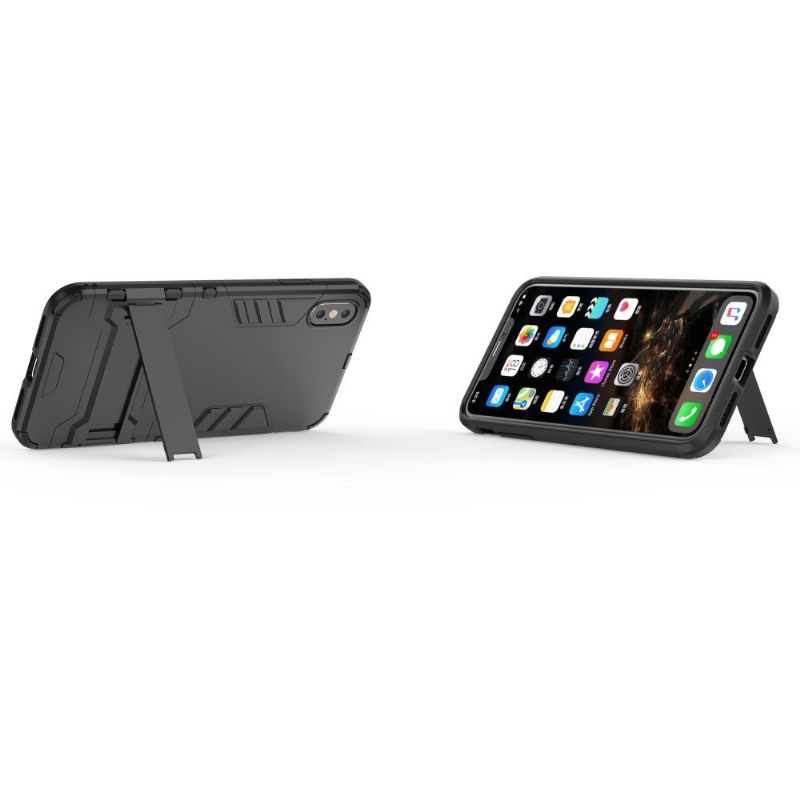 Telefoonhoesje voor iPhone XS Max Cool Guard Met Geïntegreerde Beugel