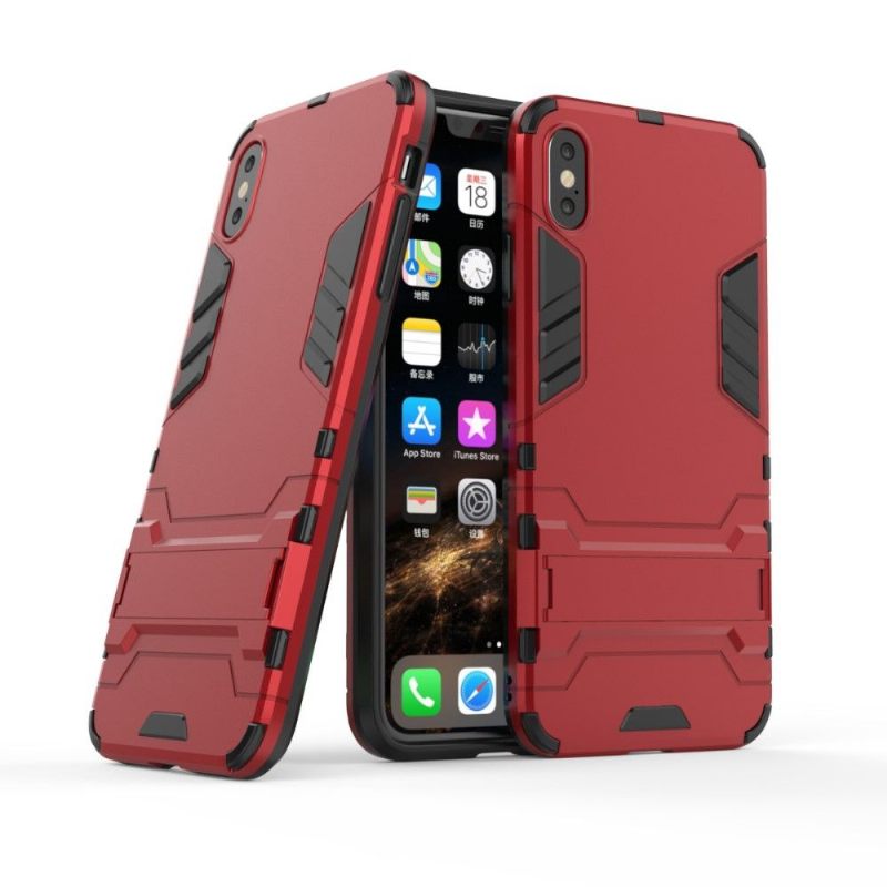 Telefoonhoesje voor iPhone XS Max Cool Guard Met Geïntegreerde Beugel