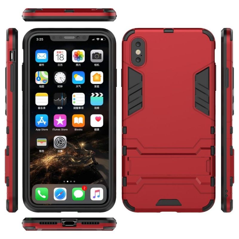 Telefoonhoesje voor iPhone XS Max Cool Guard Met Geïntegreerde Beugel