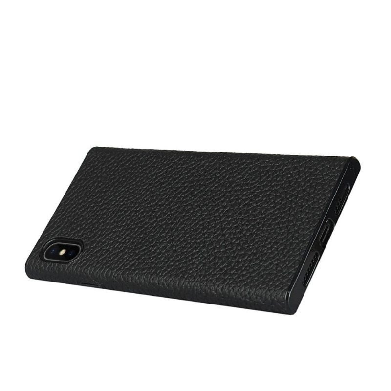 Telefoonhoesje voor iPhone XS Max Leereffect Met Riem