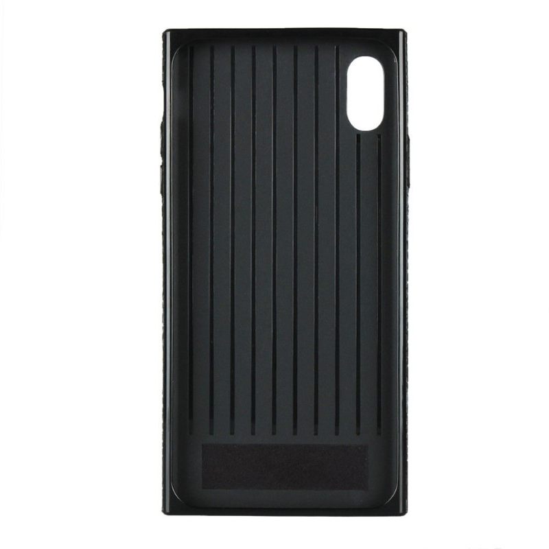 Telefoonhoesje voor iPhone XS Max Leereffect Met Riem