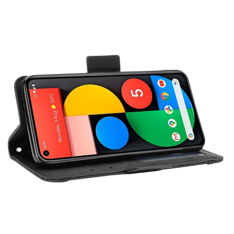 Folio-hoesje voor Google Pixel 5 Premium Met Kaarthouder