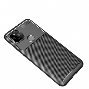 Hoesje voor Google Pixel 5 Koolstofvezeleffect