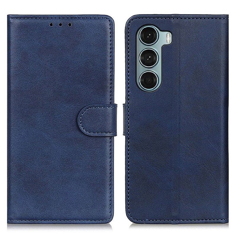 Folio-hoesje voor Motorola Moto G200 5G Anti-fall Marius Mat Leereffect