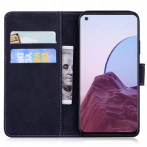Cover voor OnePlus 10 Pro Anti-fall Tijger Met Reliëf