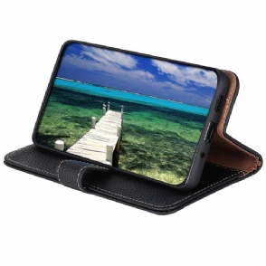 Flip Case voor OnePlus 10 Pro Khazneh Generfd Leer