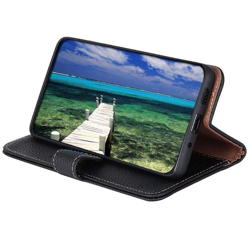 Flip Case voor OnePlus 10 Pro Khazneh Generfd Leer