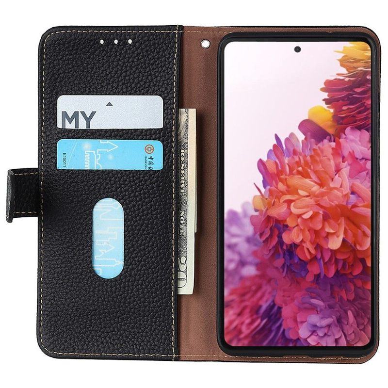 Flip Case voor OnePlus 10 Pro Khazneh Generfd Leer
