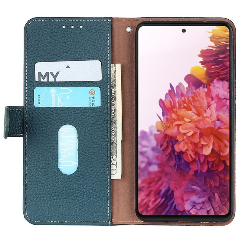 Flip Case voor OnePlus 10 Pro Khazneh Generfd Leer