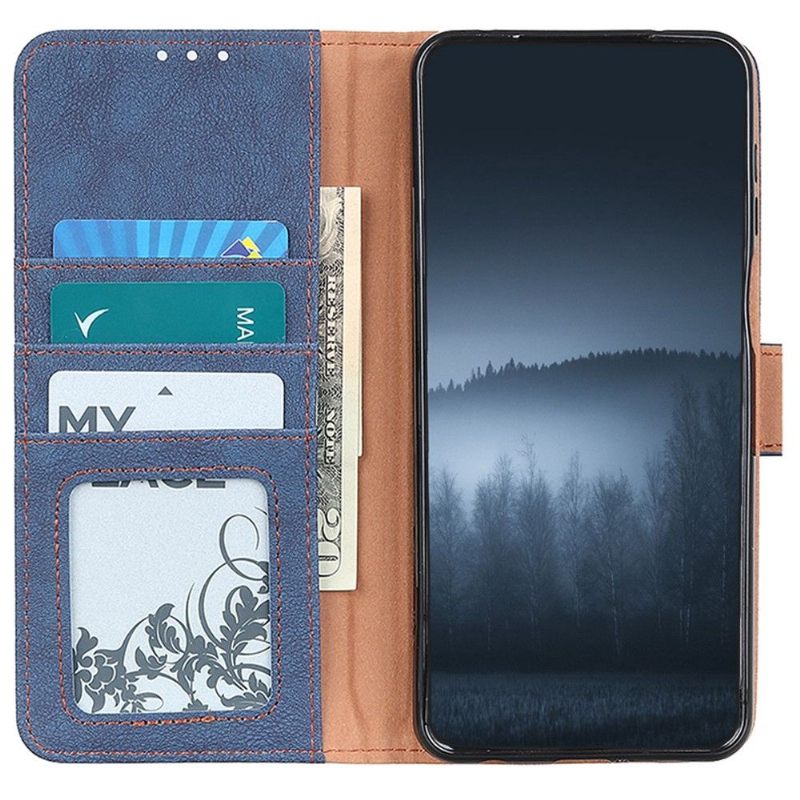 Flip Case voor OnePlus 10 Pro Khazneh Retro Leereffect
