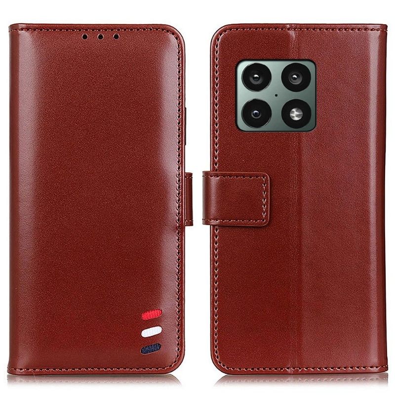 Folio-hoesje voor OnePlus 10 Pro Anti-fall Melody Faux Leather Folio