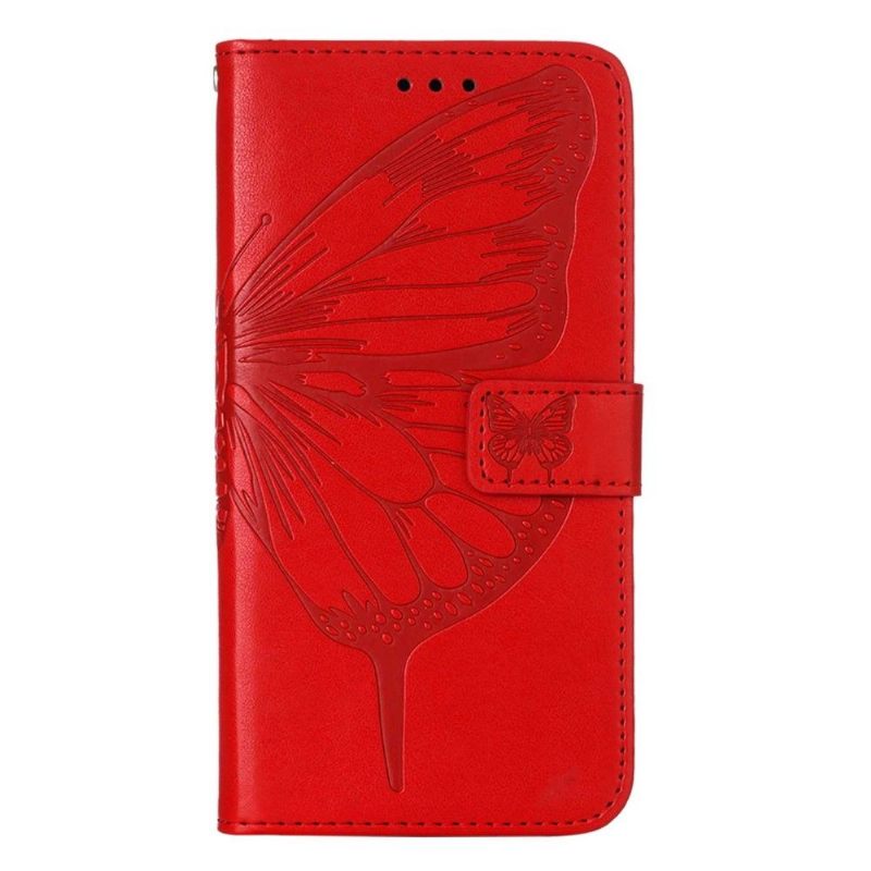Folio-hoesje voor OnePlus 10 Pro Kaarthouder Met Vlinderbloem