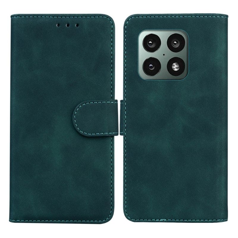 Folio-hoesje voor OnePlus 10 Pro Romeins Soft Touch