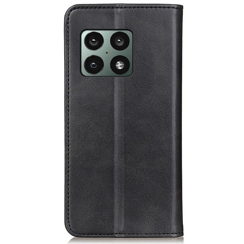 Folio-hoesje voor OnePlus 10 Pro Simone Flip Faux Verouderd Leer
