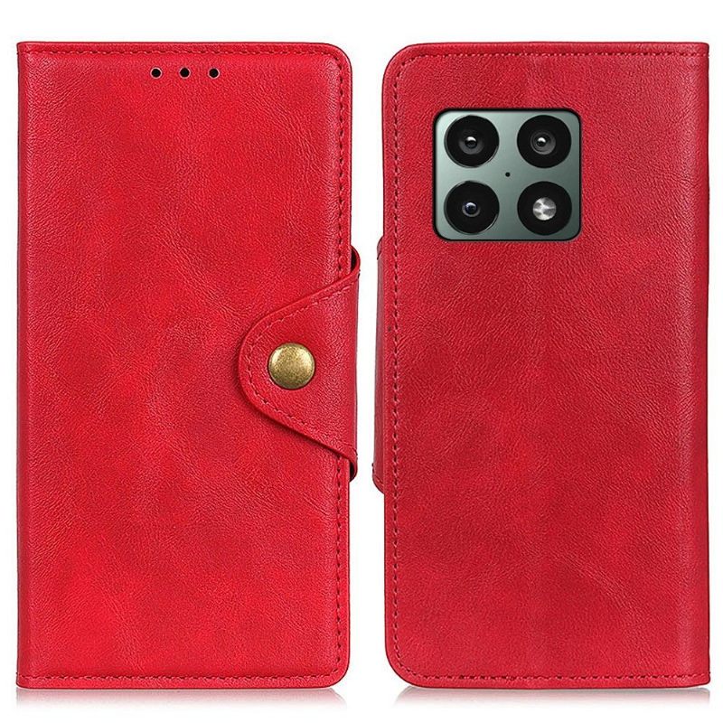 Folio-hoesje voor OnePlus 10 Pro Volledig Beschermend Mat Kunstleer