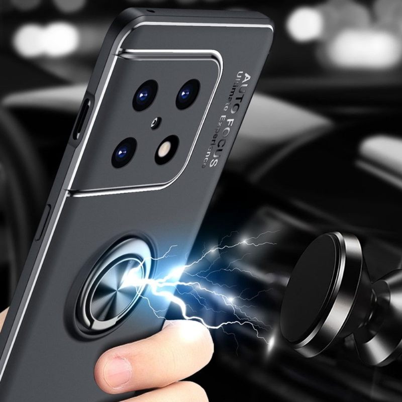 Hoesje voor OnePlus 10 Pro Siliconen Met Roterende Ondersteuning