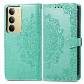 Flip Case Leren Realme C75 Barok Mandala