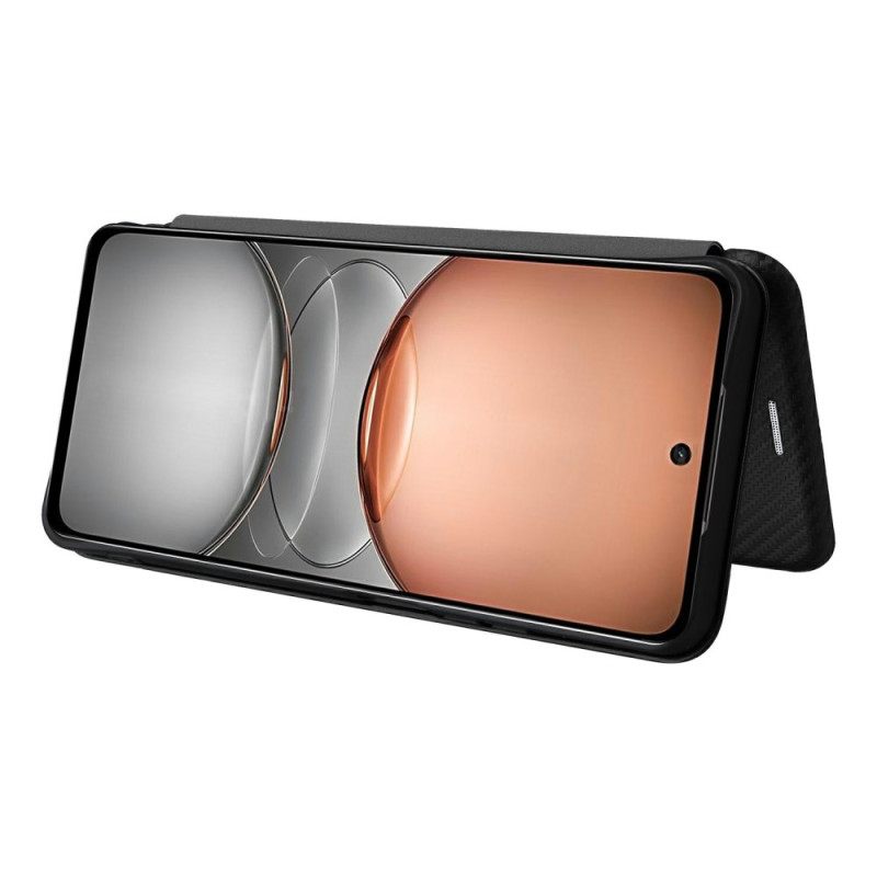 Folio-hoesje Realme C75 Koolstofvezel