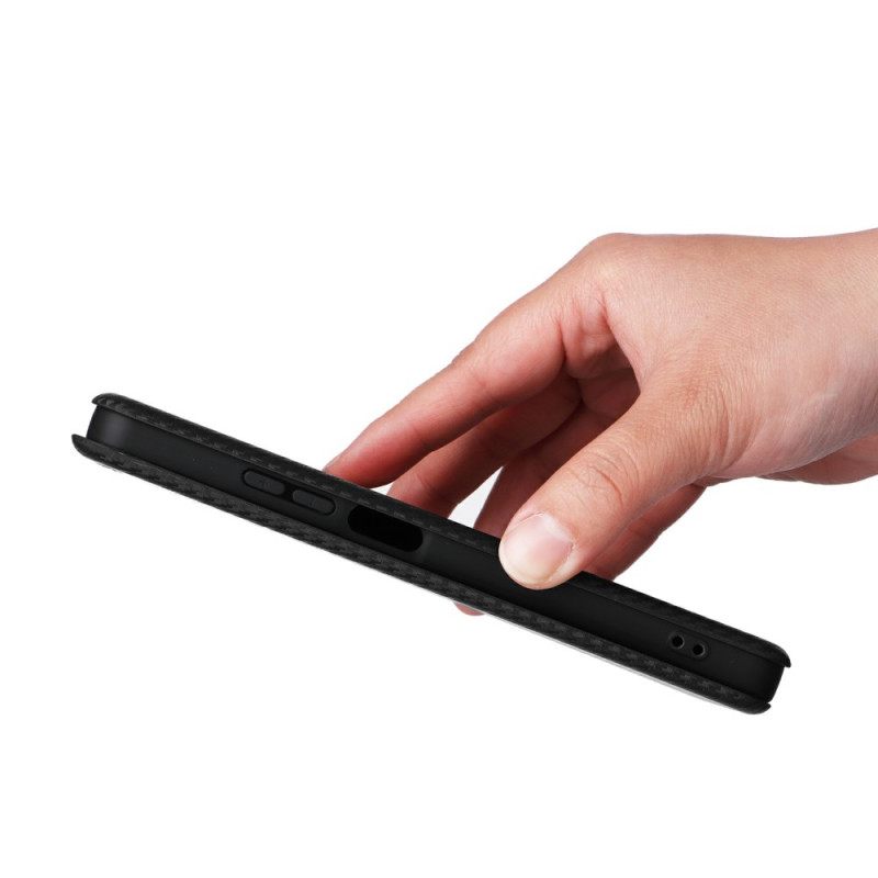 Folio-hoesje Realme C75 Koolstofvezel