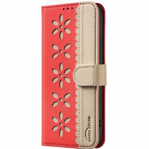 Folio-hoesje Realme C75 Telefoonhoesje Binfen Color Bloemenpatroon