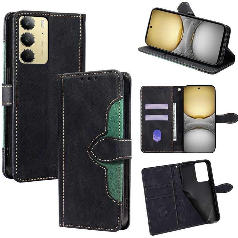 Folio-hoesje Realme C75 Telefoonhoesje Bloemenprint