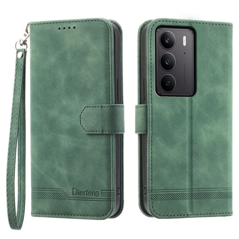 Folio-hoesje Realme C75 Telefoonhoesje Dierfeng