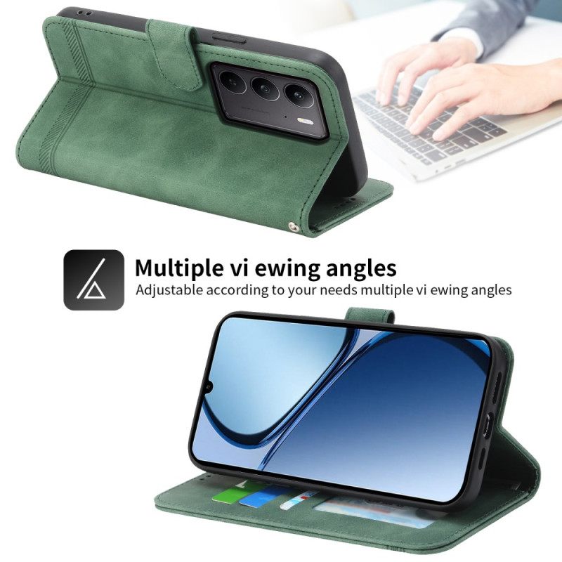 Folio-hoesje Realme C75 Telefoonhoesje Dierfeng