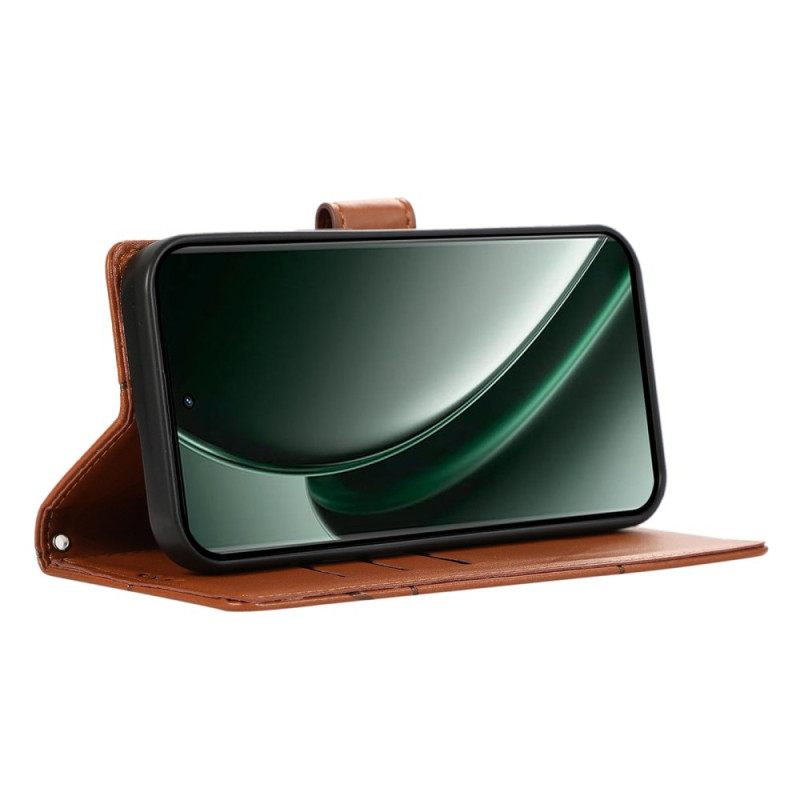 Folio-hoesje Realme C75 Telefoonhoesje Lijnen