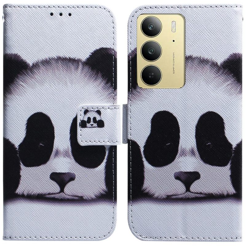 Folio-hoesje Realme C75 Telefoonhoesje Panda