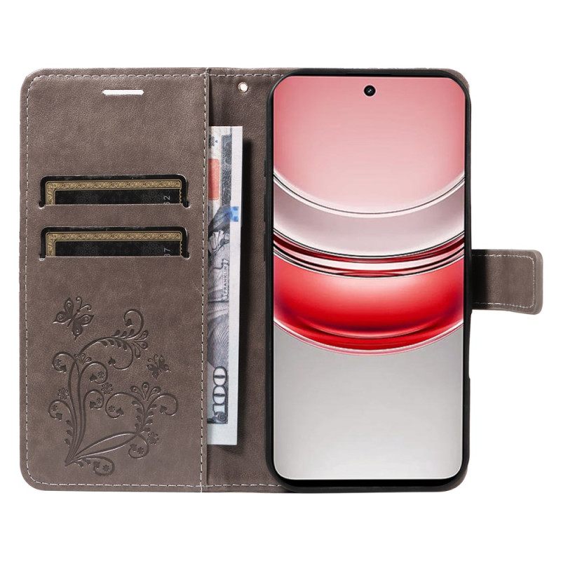 Folio-hoesje Realme C75 Telefoonhoesje Reuzenvlinders