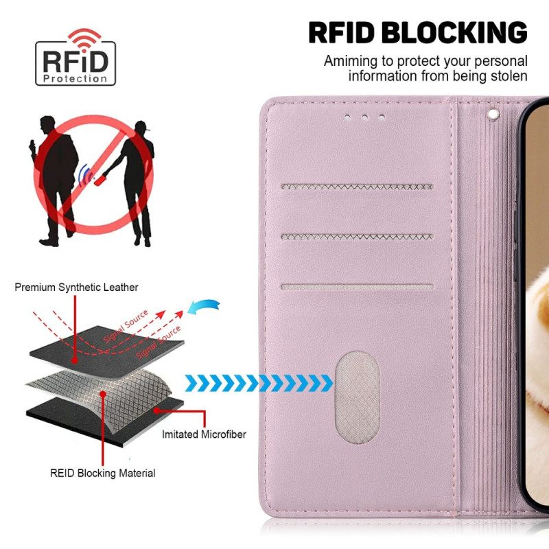 Folio-hoesje Realme C75 Telefoonhoesje Rfid-blokkerende Tas Met Kattenmotief