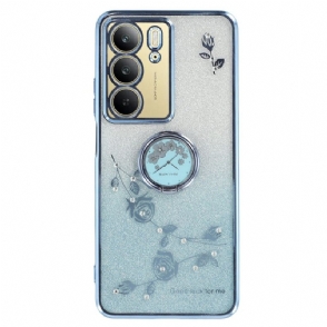 Hoesje Realme C75 Kadem Strass Ringhouder Bescherming Hoesje