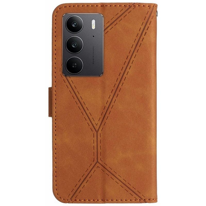 Hoesje Realme C75 Lijnen En Strepen