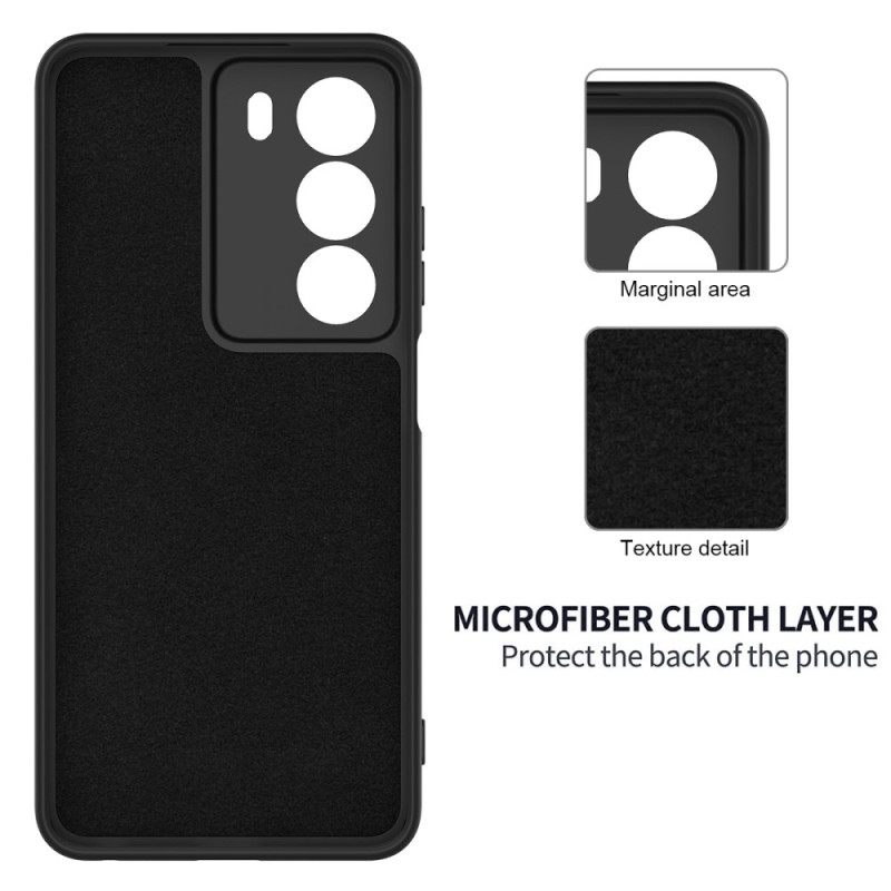 Hoesje Voor Realme C75 Vloeibare Siliconen Met Bandje