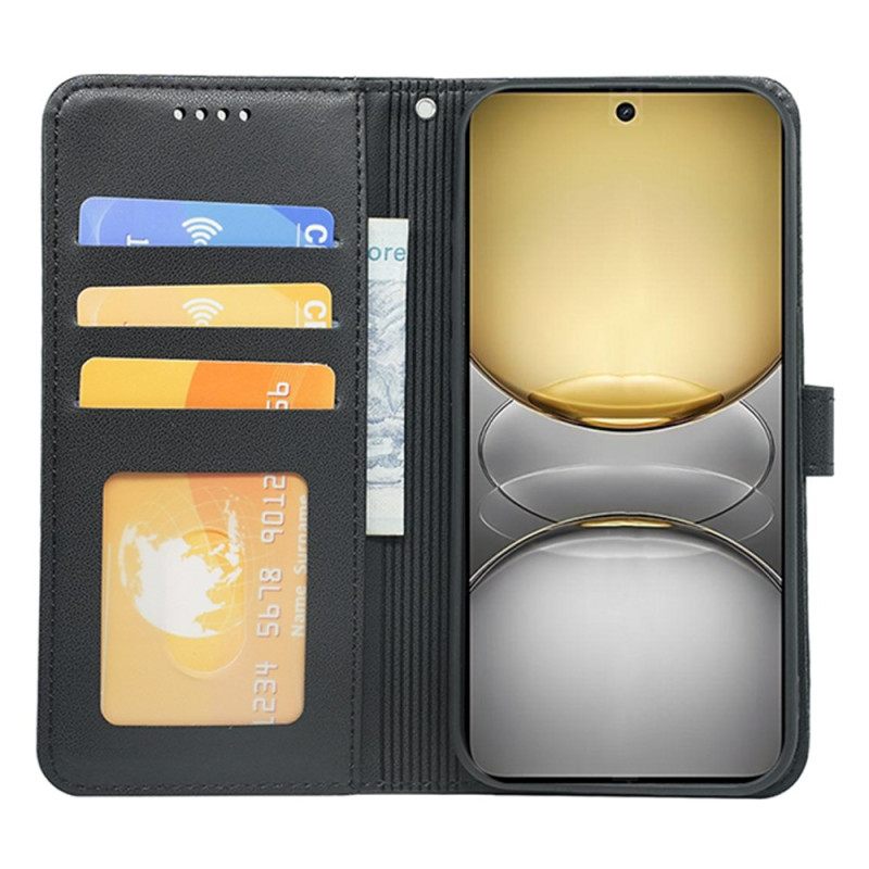 Leren Hoesje Realme C75 Eenvoudig Met Band Bescherming Hoesje