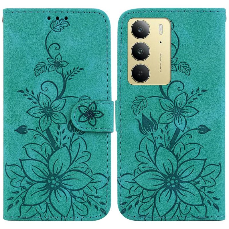 Leren Hoesje Realme C75 Fleur-de-lis Bescherming Hoesje