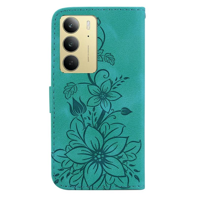 Leren Hoesje Realme C75 Fleur-de-lis Bescherming Hoesje