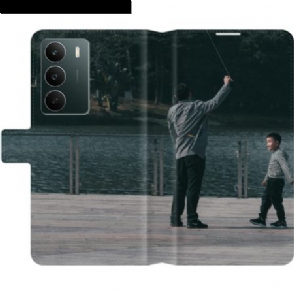 Leren Hoesje Voor Realme C75 Creatief