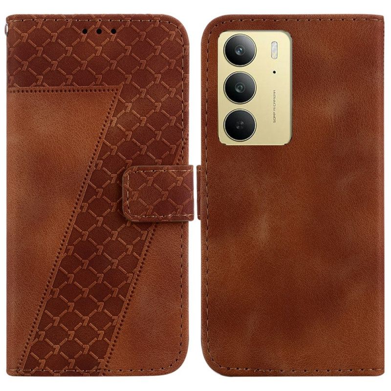 Leren Hoesje Voor Realme C75 Design 7