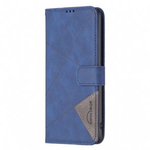 Leren Hoesje Voor Realme C75 Geometrisch Patroon Binfen Kleur