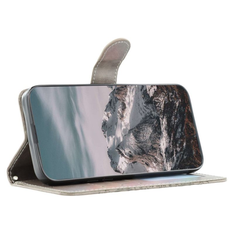 Leren Hoesje Voor Realme C75 Mandala-patroon